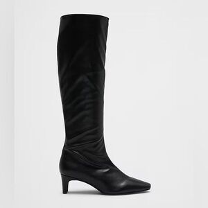 NWT! Banana Republic Black Vegan Tall Slouch Boot